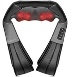 Nekteck Grey/black Shiatsu Kneading Rollers Heat Therapy Massager G14128. Fixed Price $50.00.