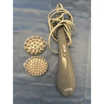 Sharper Image Hand Held Massager With Heat Two Attachments Pre-owned. Fixed Price $12.00.