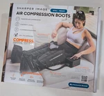 Sharper Image Powerboost Boots Air Compression Leg Massager S/m - Ships Free. Fixed Price $59.99.