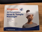 Walgreens Air Compression Head And Temple Massager, Rechargeable, New. Fixed Price $19.99.