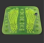 Reflexology Foot Massage Mat Stimulates Blood Circulation Acupressure Green. Fixed Price $26.30.