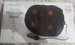 Heated Back And Shoulder Massage Vest Nuvomed Vibrating Adjustable Straps. Fixed Price $35.46.