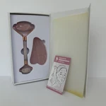 Facial Massaging Tools: Lexi White Rose Quartz Roller & Gua Sha Scraper Box New. Fixed Price $11.99.