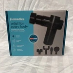 Homedics Compact Hot & Cold Cordless Percussion Massager W/4 Attachments I3. Fixed Price $49.98.
