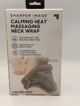 Sharper Image Calming Heat Massaging Neck Wrap Weighted Clay Beads 9-SETTINGS. Fixed Price $24.99.