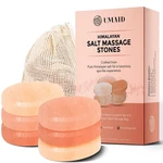 Himalayan Salt Massage Stones 6-PACK With Cotton Mesh Bag Hand-carved Pink Cr.... Fixed Price $55.85.
