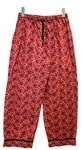 Tommy Hilfiger Women Sleepwear Pj Pants Red Bandana Print Size Large Cotton. Fixed Price $14.99.