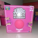Crazy Fun Squeeze Ball Stretchable Squishable Pink Gel Toy US103-0698. Fixed Price $14.00.