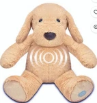 Huggable Plushie Brown Dog Massager With Relaxing Vibration Gift New Tag. Fixed Price $19.99.