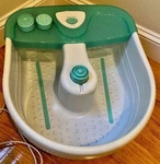 Pottery Barn Teen Splendid Spa Foot Bath, By Conair (FB27RPB) Teal/white. Fixed Price $29.99.