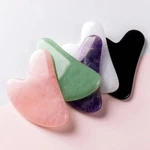 Natural Stone Gua Sha Face Sculpting Board Scraping Tool Crystal Facial Massage. Fixed Price $10.99.