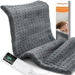 Heating Pad For Back Pain, 17"X33" Electric With 9 Levels & 4 A.... Fixed Price $36.70.