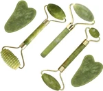 Jade Gua Sha Facial Massager Set - 5 1 Skin Care Tools With Roller And. Fixed Price $18.48.