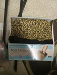 Health Touch Foot Massager Leopard Print With Vibration & Comfort Fabric New!. Fixed Price $15.99.
