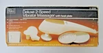 Sears Deluxe Speed Vibrator Massager W/heat Plate & Attachments #8-2255 Vtg Zb. Fixed Price $44.99.