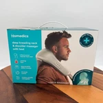 Homedics - Deep Kneading Rechargeable Neck & Shoulder Massager With Heat Gray. Fixed Price $39.19.