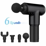Gun Percussion Massager Deep Tissue Muscle Vibrating Relaxing + 4 Heads. Fixed Price $49.99.
