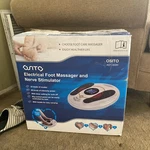 Osito AST-003J Foot Massager Machine White/red. Fixed Price $80.00.
