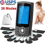36 Modes Tens Unit Muscle Therapy Pain Relief Stimulator Machine Pulse Massager. Fixed Price $24.98.