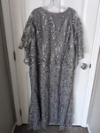 Women's Brianna Capelt Gray Sequins Lace Formal Gown Dress Sz. 22W. Fixed Price $85.00.
