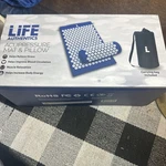 Life Acupressure Mat & Pillow Set Back Neck Sciatic Stress Pain Relief Massage. Fixed Price $17.39.
