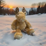 New Healthtouch Christmas Reindeer Plush Sensory Hug Neck Back Massager Vibrates. Fixed Price $14.99.