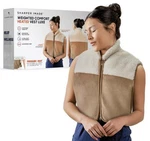 Sharper Image Pain Relief Weighted Comfort Heated Vest Luxe Shoulder Back Wrap. Fixed Price $18.49.