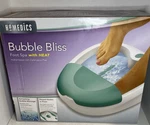 Homedics Bubble Blis Foot Bath Heated Massaging Spa. Fixed Price $14.99.