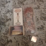 Sephora Rose Quartz Facial Roller W/ Body Brush & Cooling Eye Mask Lot. Fixed Price $22.49.