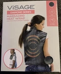 Visage Diamond Series Massaging Heat Wrap Black Electric Neck Shoulder Back. Fixed Price $15.00.