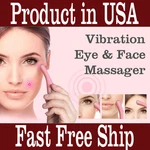 Electric Vibration Eye& Face Massager Skincare Anti-ageing Wrinkle Device ZZ0051. Fixed Price $7.99.