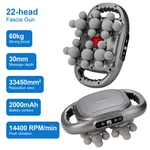 Gun 22 Heads High Frequency Muscle Massager For Back Neck Shoulder Body. Fixed Price $69.90.