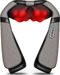 Blue Elf Shiatsu Neck Back Massager Pillow 3D Kneading Heat Pain Relief Gray. Fixed Price $59.99.