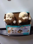 Health Touch Soft Foot Massager Relaxing Vibration Plush Puppy Dog Heads Slip-in. Fixed Price $25.00.