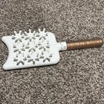 Ashley Black Mini Paddleblaster Facia And Flush Tool, White. Fixed Price $64.99.