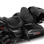 Black Driver & Passenger Seats Front Rear Backrest Fit For Harley Touring 14-23. Fixed Price $258.99.
