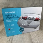 Homedics Vibration Foot Massager With Heat, (FMV-400HJ-GT) New In Box. Fixed Price $25.49.