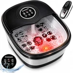 Collapsible Foot Spa Bath With Heat & Remote Control, Bubble Massage, Temperatur. Fixed Price $82.99.