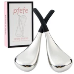 Pfefe Ice Globes Facial Skin Care Tools For Women Face Eyes, Stainless Steel. Fixed Price $36.99.