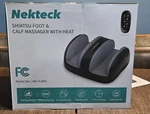 Nekteck Shiatsu Foot & Calf Massager Heat Remote Air/roll/vibe NK-FLM02. Fixed Price $70.00.