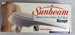 Sunbeam Dual Action Infra Red Heat Massager,model 1856-8,2 SPEED,6 Applicators. Fixed Price $44.99.