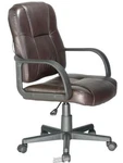 Comfort Products-relaxzen Bonded Leather Massage Task Chair, Brown Office Desk. Fixed Price $66.29.