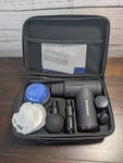 Brookstone Cordless Hot And Cold Percussion Deep Tissue Massager Gun W/case. Fixed Price $28.25.