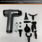 Olsky M68-7 Massage Gun Deep Tissue 9 Heads 30 Speed Gray Open Box Tested. Fixed Price $15.96.
