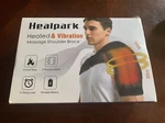 Healpark Heated & Vibration Massage Shoulder Brace. Fixed Price $25.00.