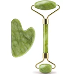 Gua Sha Facial Tools & Jade Roller Set For Skin Care Reduce Puffiness. Fixed Price $10.39.