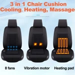 Vibrating Massage 3 1 Car Seat Cushion Cooling Warm Heated Chair Cover 8 Fan. Fixed Price $59.99.