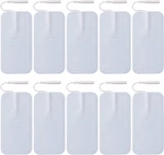 10 Pieces Large Electrode Pads - Premium Reusable Tens Unit With Standard 2. Fixed Price $15.95.