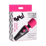 Bang! 10X Mini Wand Vibrator Pink Rechargeable Flexible Neck. Fixed Price $48.99.