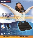 Obus Contoured Seat Cushion Black (bagged). Fixed Price $123.45.